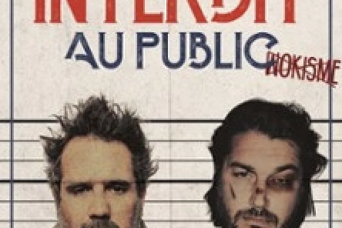 Chicandier et Mathou Cann - Interdit au Public - Comédie Saint-Roch, Avingon