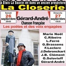 Gérard-André chante Poètes Voix engagées