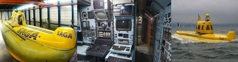 Visite commentée du SAGA (Sous-Marin d’Assistance à Grande Autonomie), 