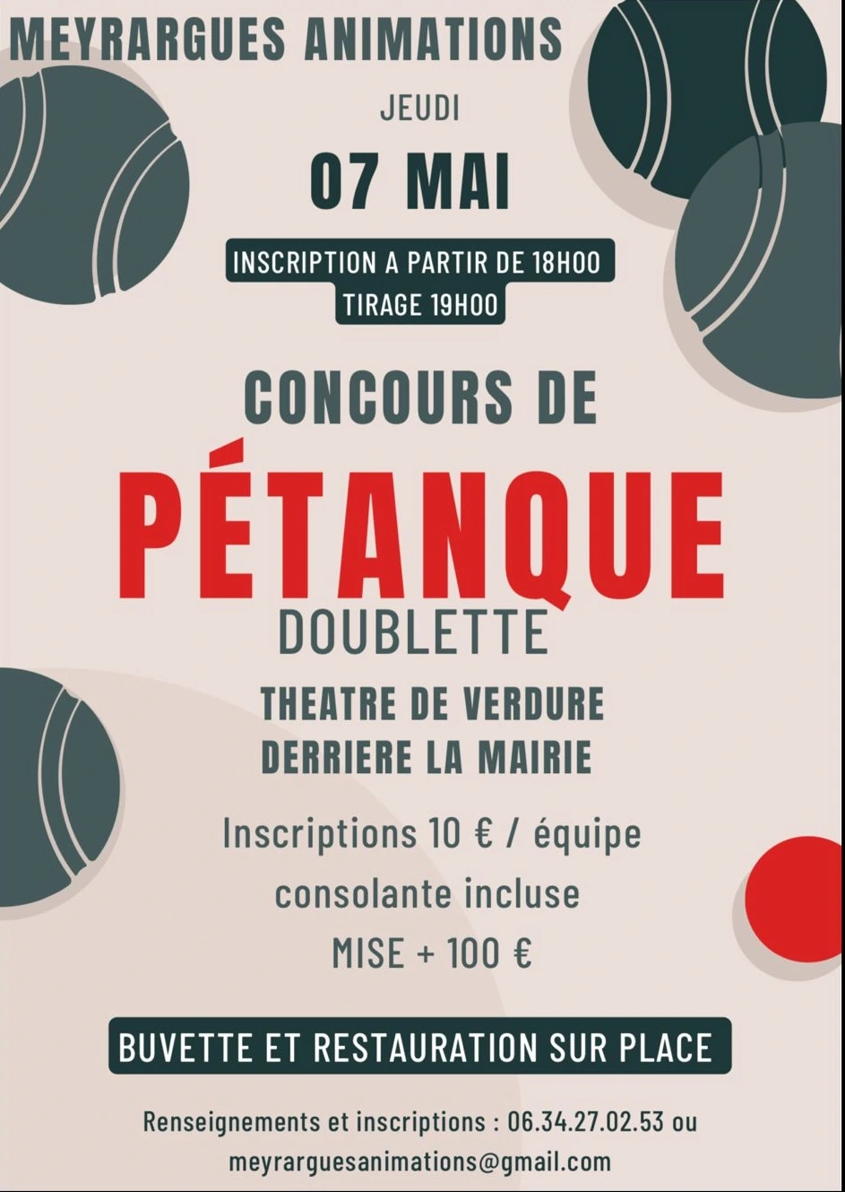 Concours de Pétanque