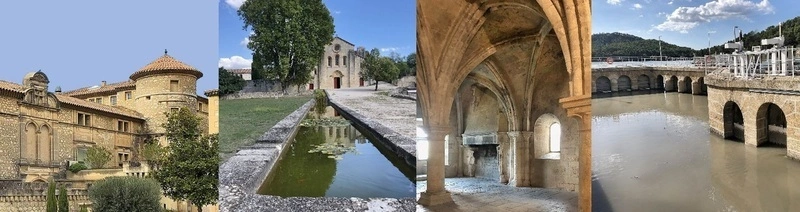La Roque d’Anthéron, l’abbaye de Silvacane + restaurant