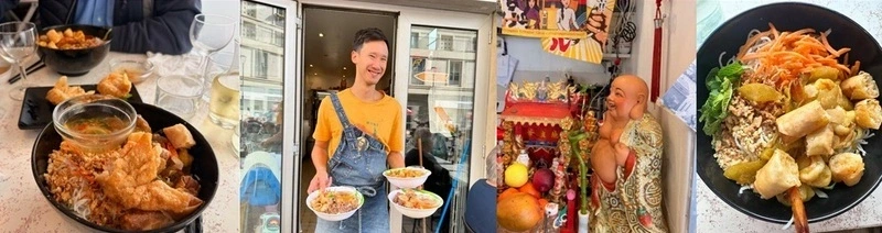 Déjeuner au restaurant vietnamien "Nguyen Hoang" avec Mai
