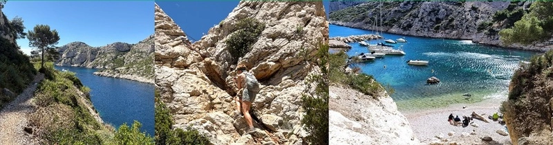 Petite rando baignade à la calanque de Morgiou à partir de Luminy 