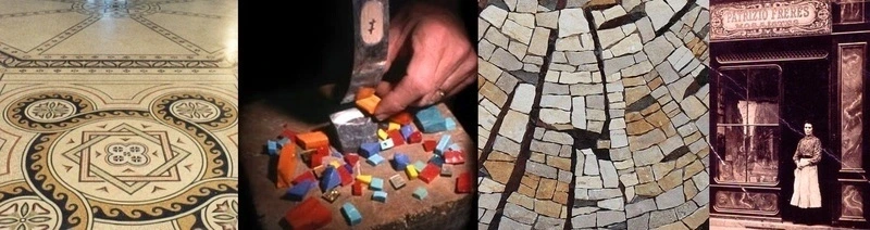 Visite de l'atelier de mosaïques de Michel Patrizio, maître artisan : le plus