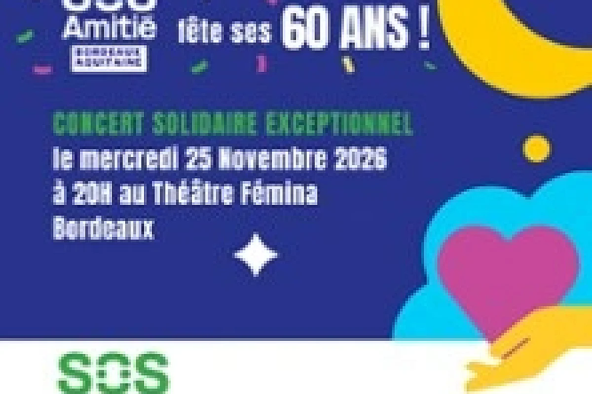 Concert S.O.S Amitié Bordeaux - Christophe Malavoy - Astrid Patay - Maximilien Wang