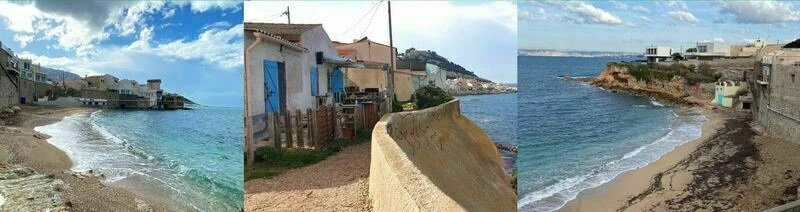 Balade littorale et baignade à Montredon avec Jacqueline : Bains des Dames, 