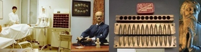 Petite visite du musée médical (soins et opérations d'autrefois) 