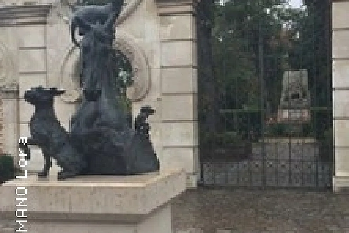 Le Cimetière Animaux à Asnières" 1899