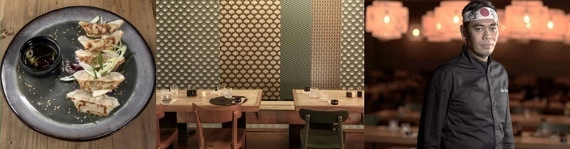 Déjeuner au restaurant japonais Seiiki Le Yen avec Jacqueline :