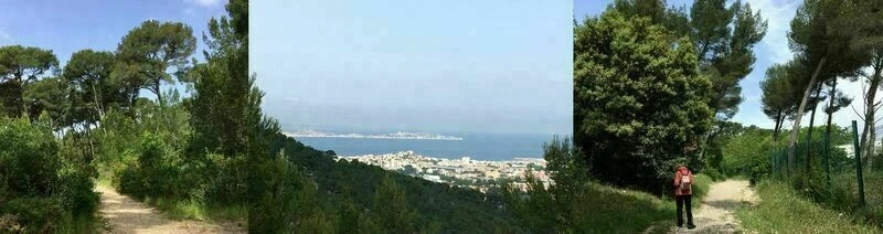 Balade facile et ombragée dans les calanques vers les Escampons, avec 