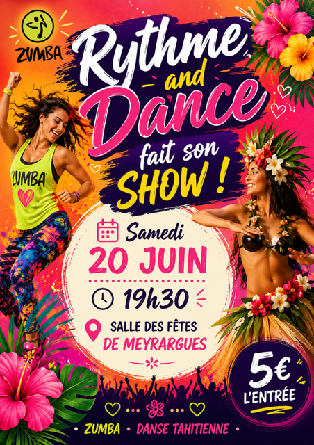 Spectacle de Rythme&Dance : danse tahitienne et zumba
