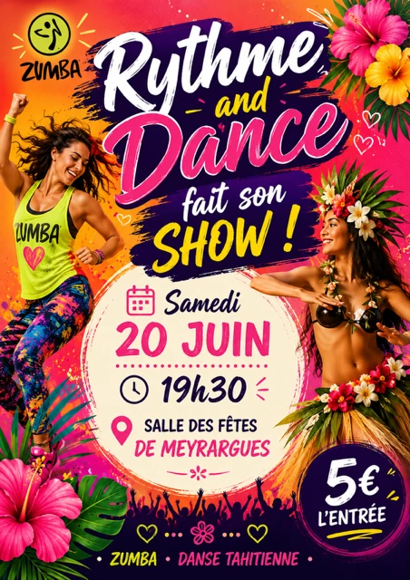 Spectacle de Rythme&Dance : danse tahitienne et zumba