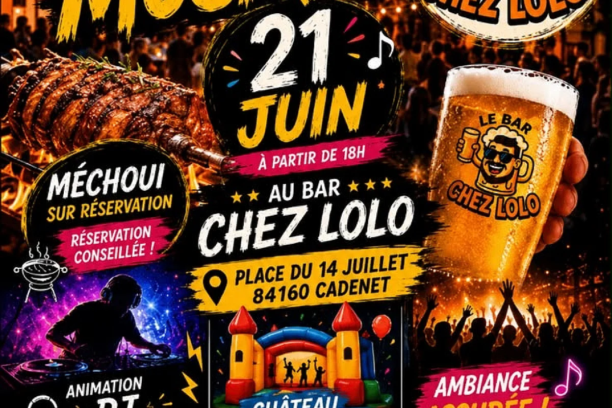 Fête de la musique à Cadenet "Chez lolo".