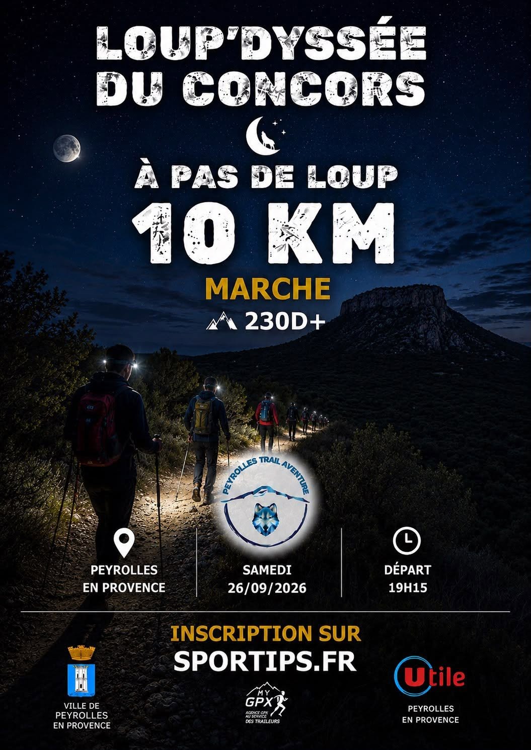 LOUP'DYSEE DU CONCORS - A PAS DE LOUP