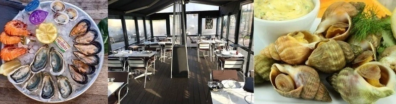 Déjeuner convivial de coquillages au restaurant de 
