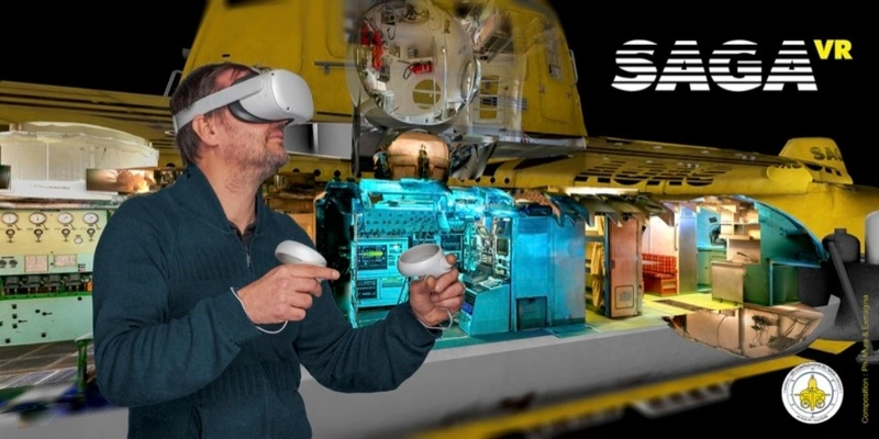 Visite commentée du SAGA (Sous-Marin d’Assistance à Grande Autonomie),