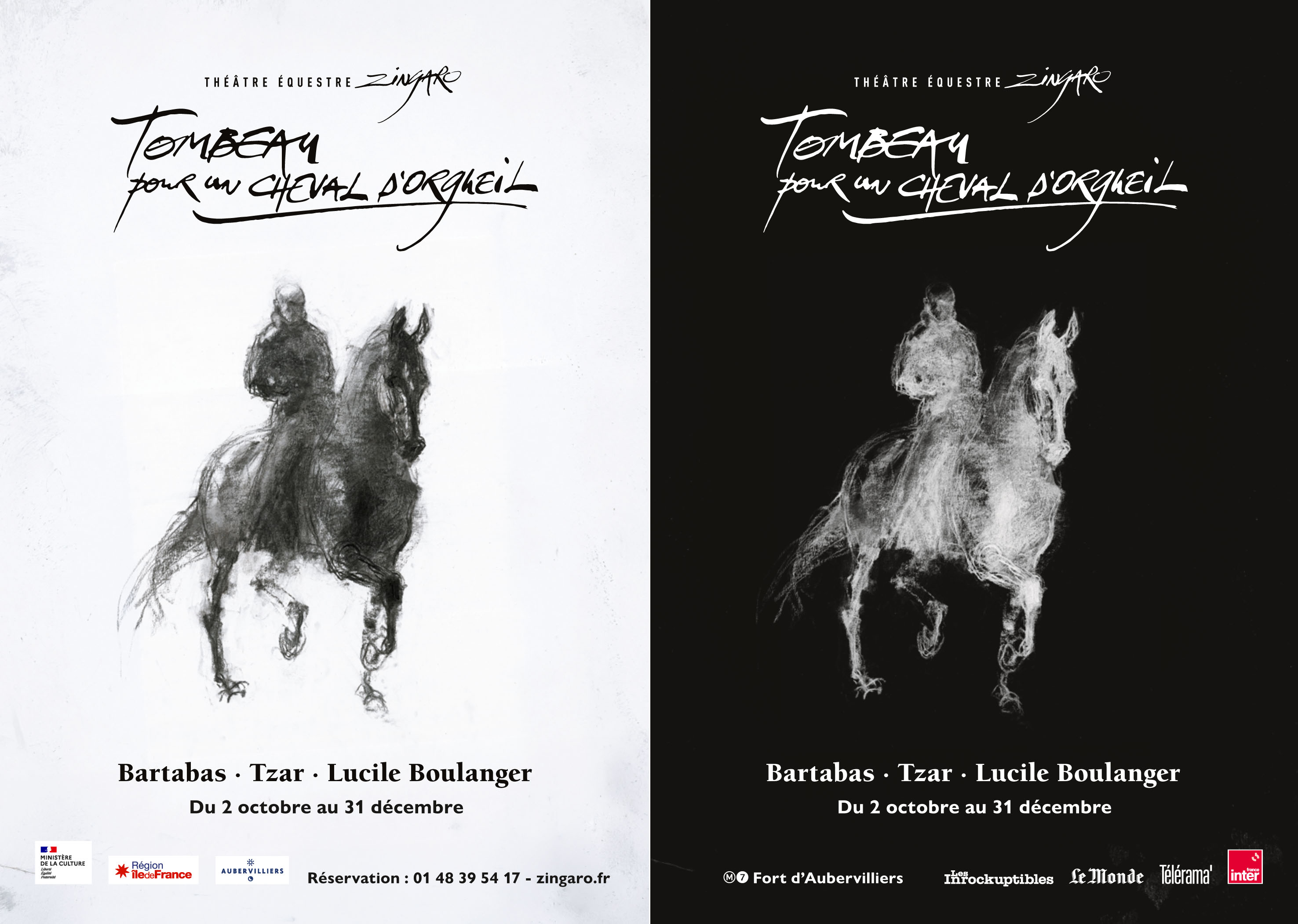 Tombeau pour un Cheval d'Orgueil - Bartabas - Tzar - Lucile Boulanger - Théâtre Equestre Zingaro
