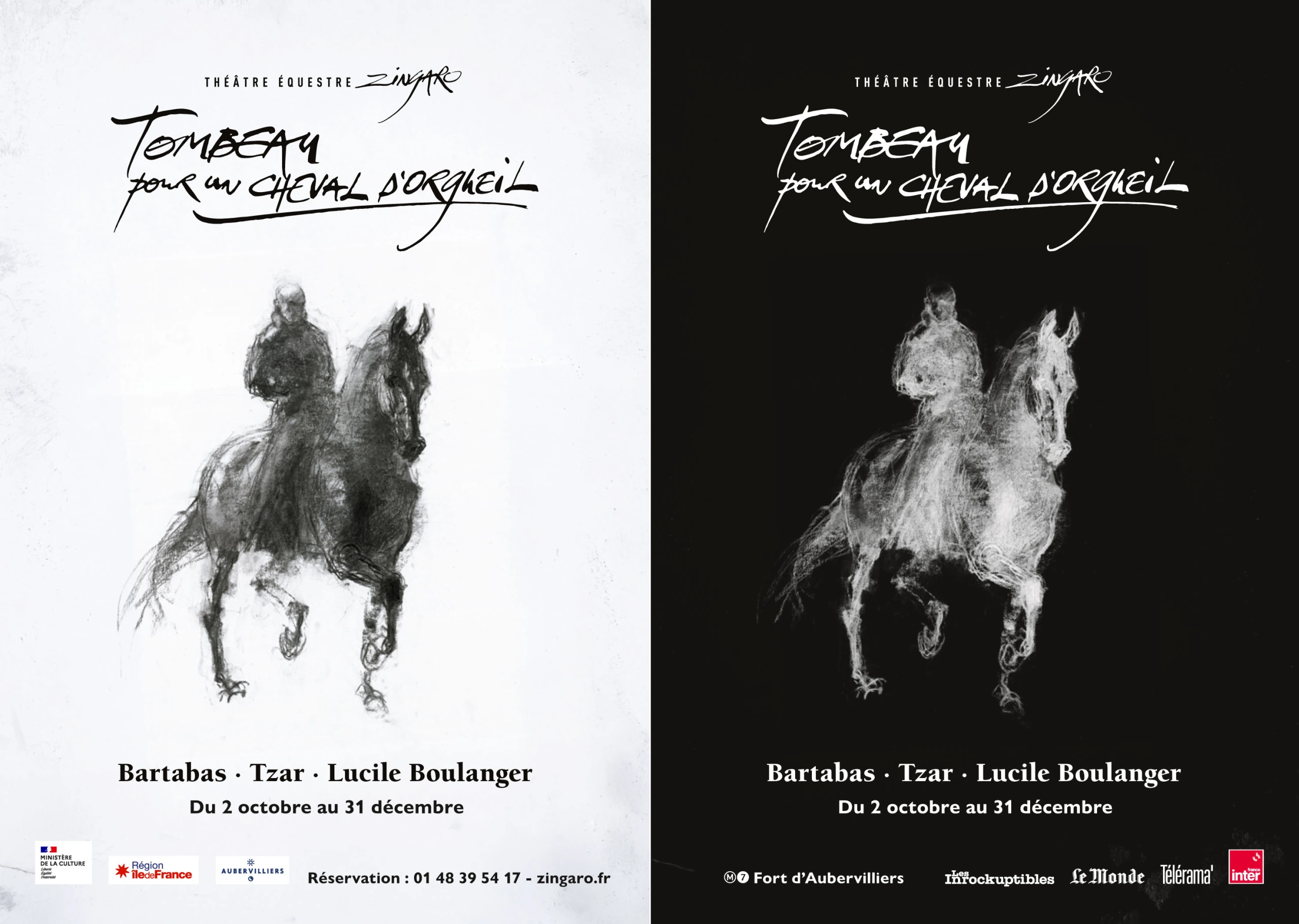Tombeau pour un Cheval d'Orgueil - Bartabas - Tzar - Lucile Boulanger - Théâtre Equestre Zingaro