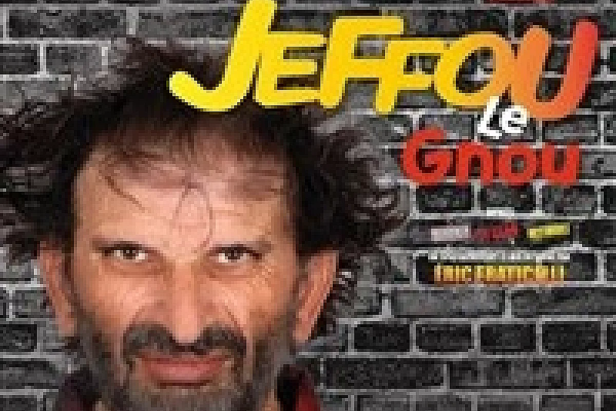 Jeffou le Gnou dans Je panse donc je suis