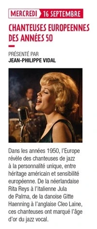 Les chanteuses Européennes des Années 50
