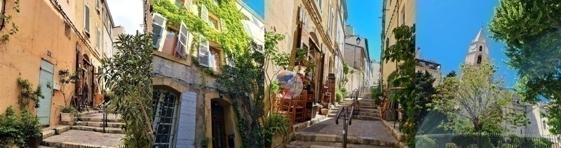 Balade "Zigzags dans le Panier" avec Yvon en empruntant les escaliers 