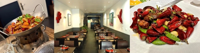 Déjeuner au restaurant chinois "Shanghai Kitchen" avec Mai 