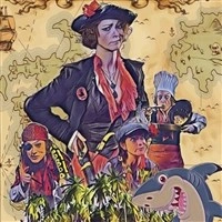 Ambre la rouge et l'île mystérieuse