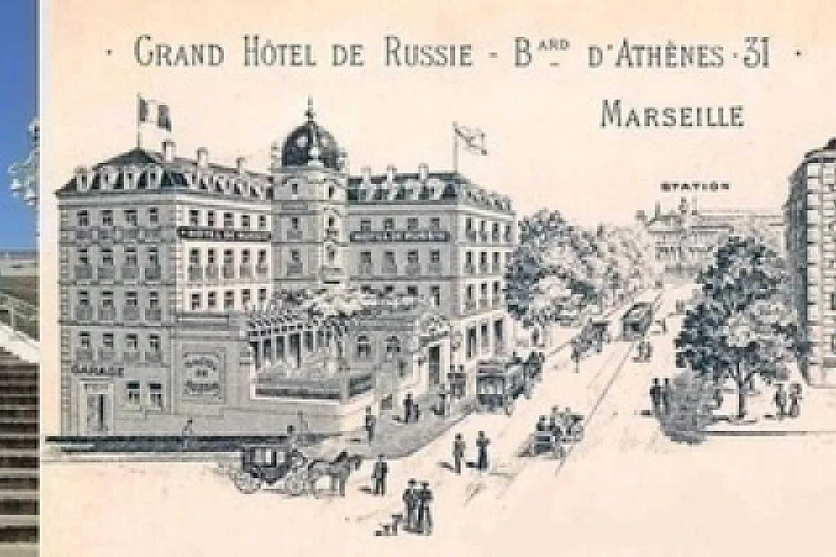 L'Escalier colonial de la Gare Saint-Charles, l’ancien hôtel Splendide, 