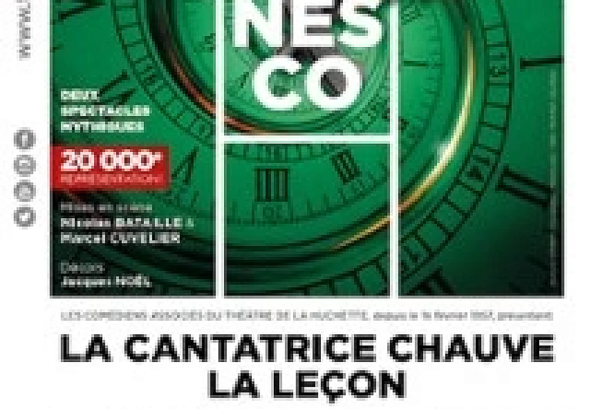 La Cantatrice Chauve + La Leçon, Théâtre de la Huchette - Paris