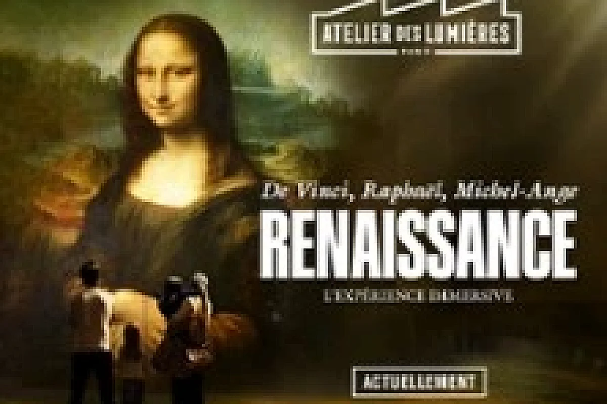 Atelier des Lumières - Renaissance : De Vinci, Raphaël, Michel-Ange