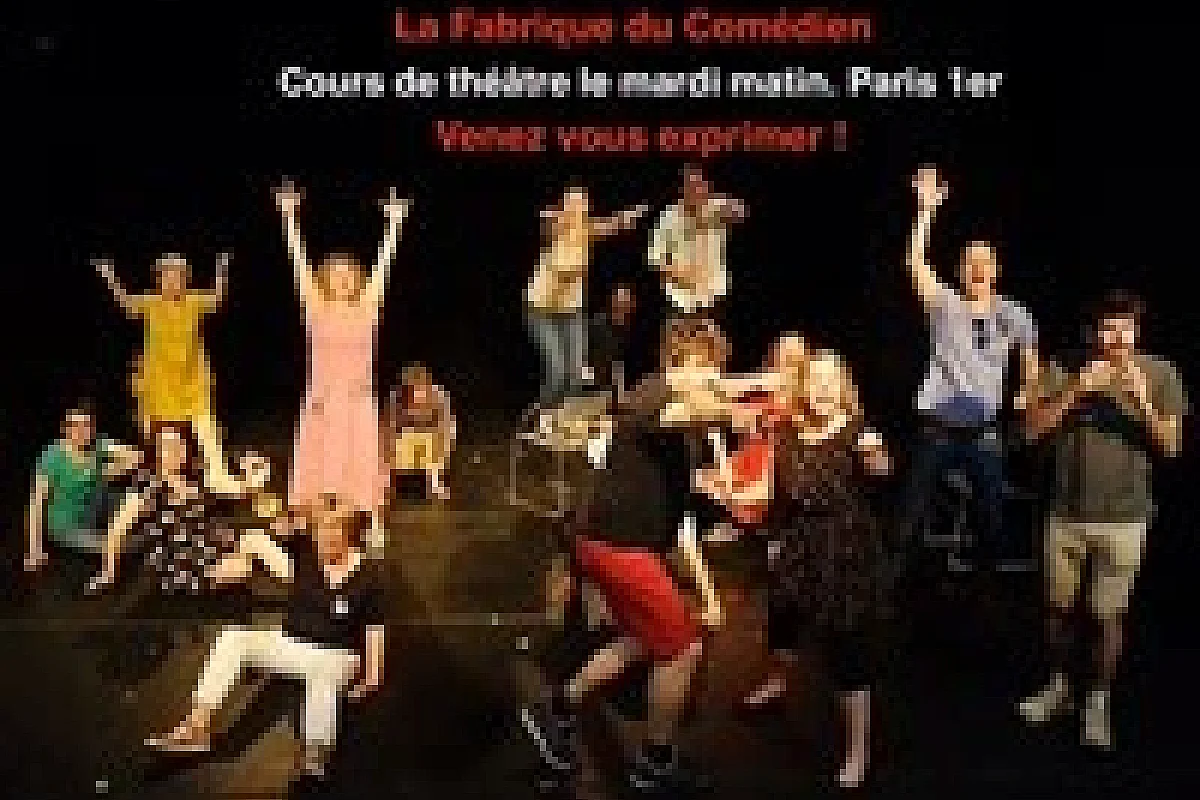 Cours théâtre en journée à Paris 2026-2027