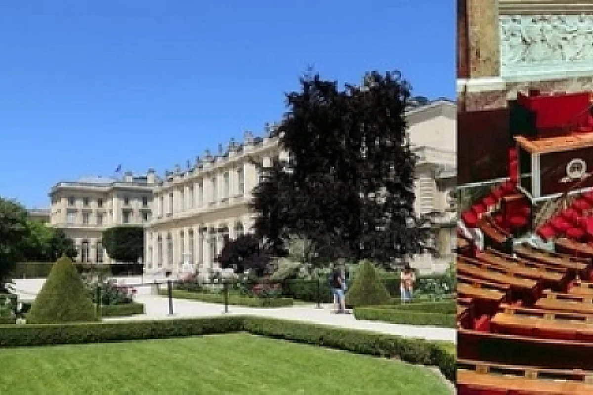 Visite de l'Assemblée Nationale (Palais-Bourbon) grâce à Hendrik Davi :