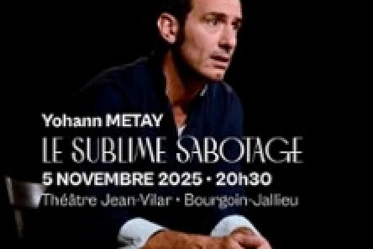 Yohann Metay - Le Sublime Sabotage - Tournée