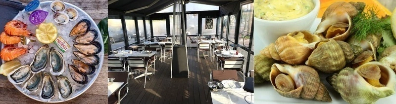 Déjeuner convivial de coquillages au restaurant de 