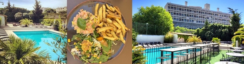 Déjeuner au restaurant Le Set avec Sylvie :