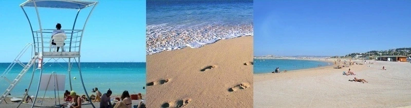 Début de matinée à la plage du Prado Nord (parc balnéaire du Prado)