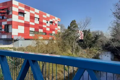 Rando des berges de l'Huveaune avec Yvon : son embouchure, le parc 