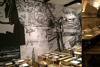 Repas à la "Crêpe au Carré" avec Sylvie, 
