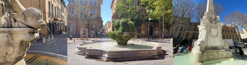 Parcours guidé dans les rues du vieil Aix sur le thème de l’eau, 