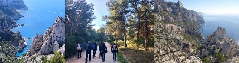 Rando "belvédère de Sugiton suplombant Morgiou, pinède, château de Luminy