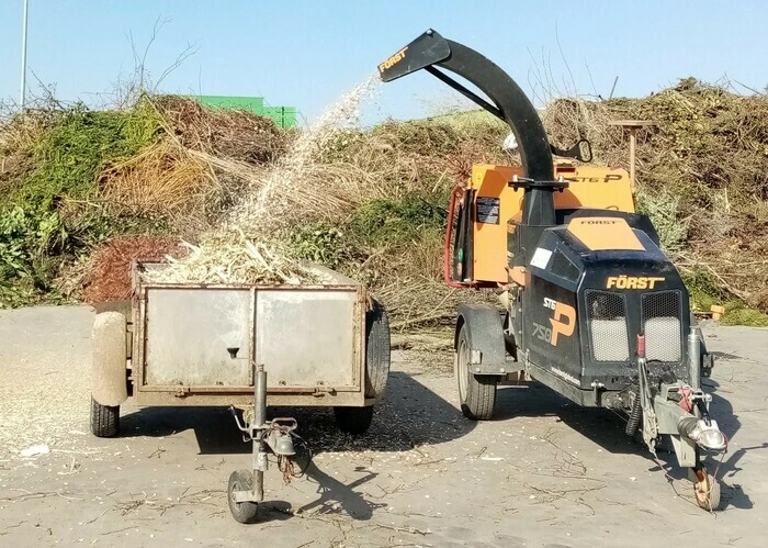Broyage de végétaux à la déchèterie de Dangé-Saint-Romain (sur inscription)