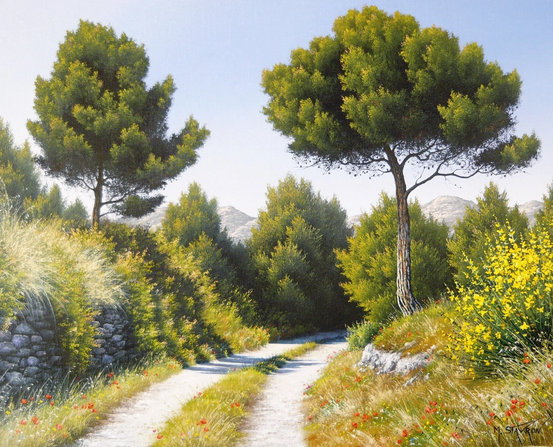 Exposition : Michel Stavron – Paysages et natures mortes