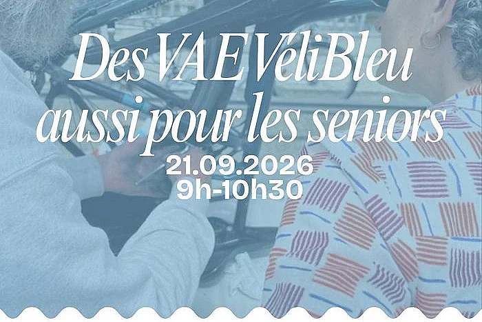 Des vélos à assistance électrique VéliBleu aussi pour les seniors