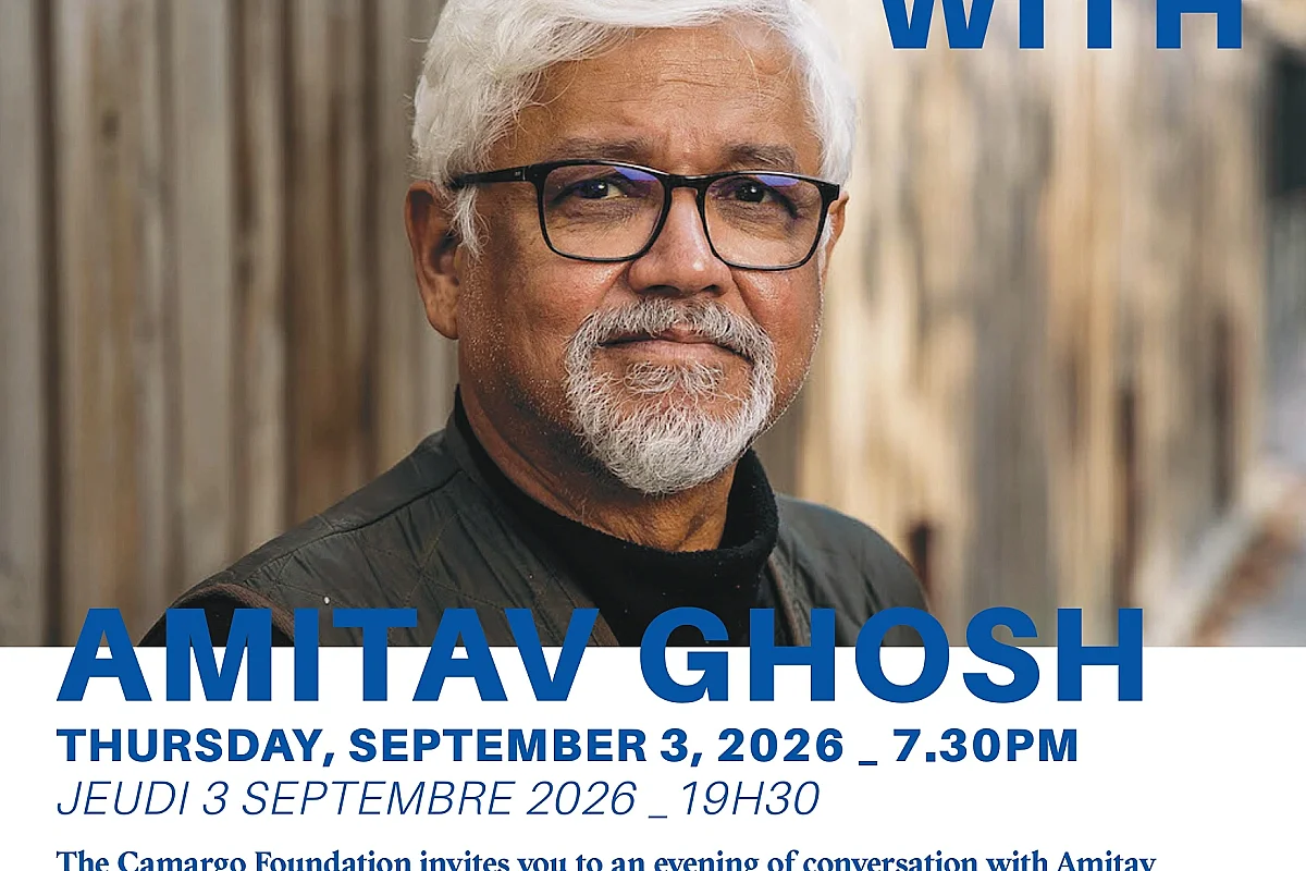 Rencontre avec Amitav Ghosh à la Fondation Camargo