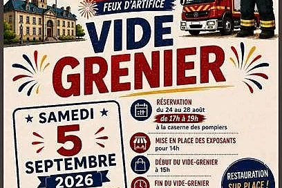 Vide-grenier de l'Amicale des Sapeurs-Pompiers