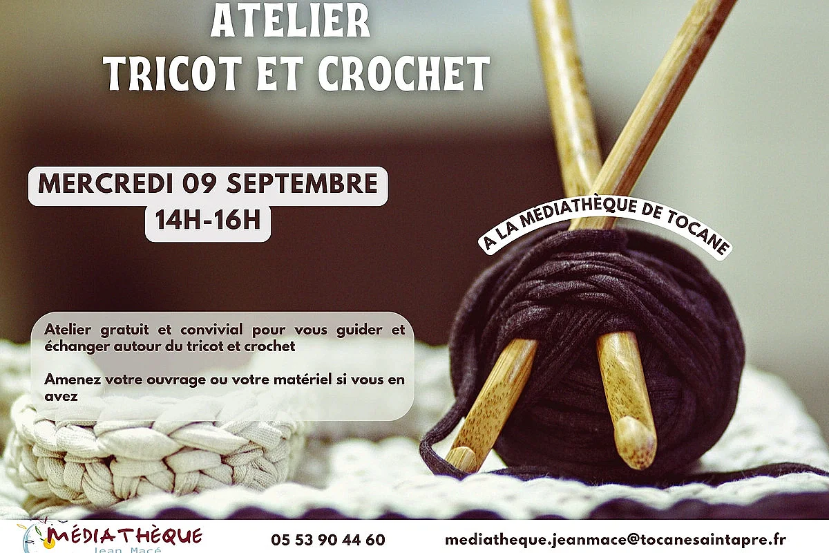 Atelier tricot et crochet