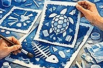 LES ATELIERS DE LA CABANE : CYANO-PLASTIQUONS !