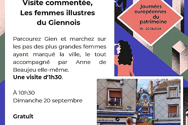 Visite Commentée, Les femmes illustres du Giennois