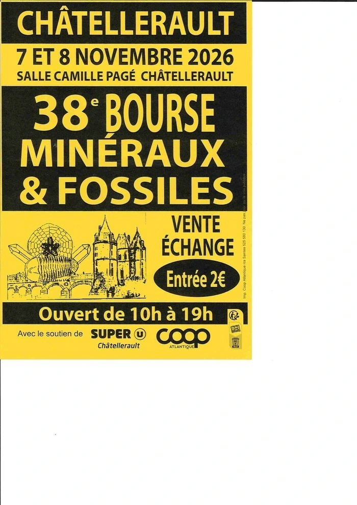 38ème Bourse-Exposition Minéraux, Fossiles et Pierres fines