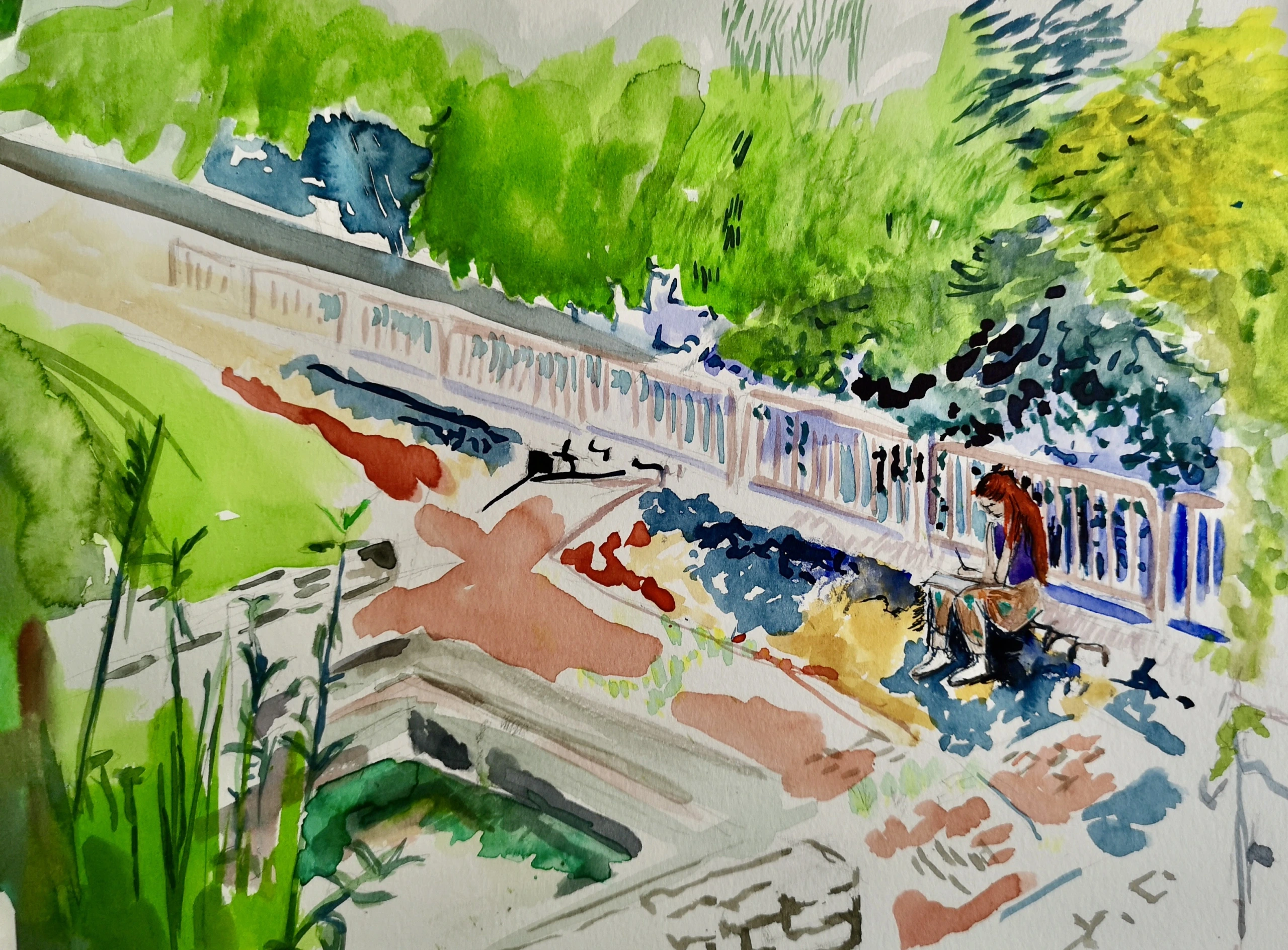 Sortie dessin au Bois de Ste Pezenne à Niort